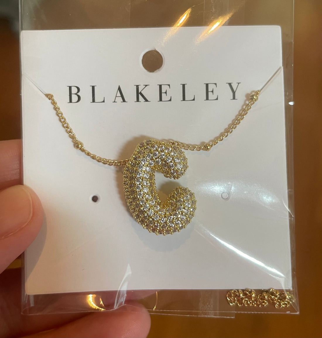 Bubble Letter Necklace